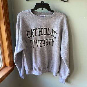 CATHOLIC U crew neck